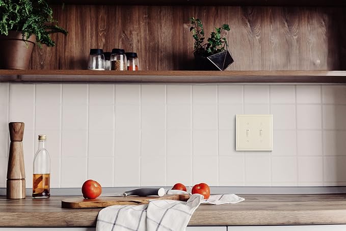 Henne Bery Modern Edge Decorative Wall Plate Switch Plate Outlet Cover - Image 7