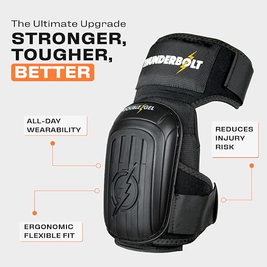 Thunderbolt Knee Pads for Men Construction Knee Pads for Work for Men and Women - Image 3