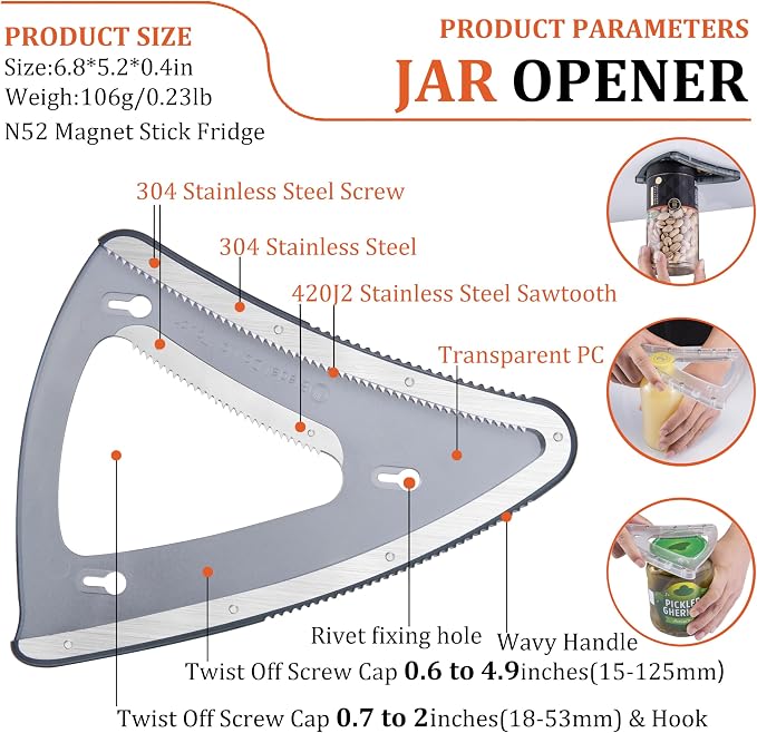 Jar Opener for Weak Hands & Seniors - Image 2