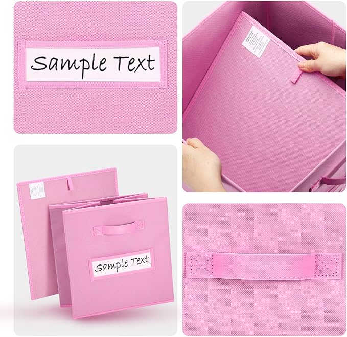 artsdi Fabric storage cubes 11 Inch Cube Storage Bin, cube organizer bins - Image 3