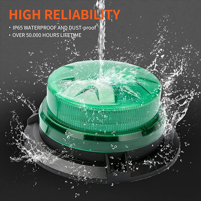 Green Led Emergency Strobe Beacon Lights - Image 6
