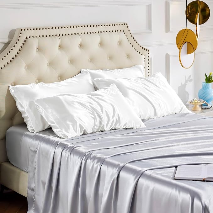 Bedsure King Size Satin Pillowcase Set of 4 - Image 5