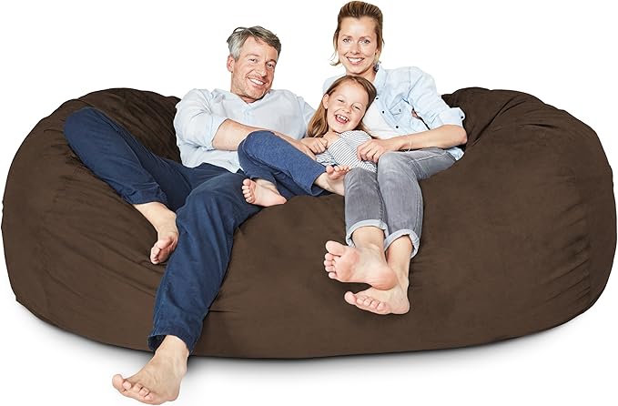 Lumaland Luxurious Giant 7ft Bean Bag Chair by LumalandInc