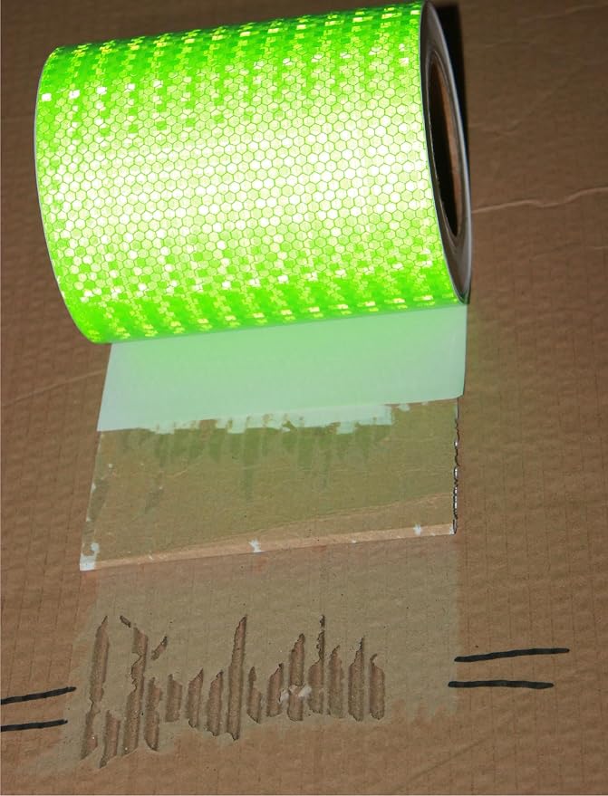 Green Reflective Tape Outdoor Waterproof 8 inch High Visibility Hazard - Image 2