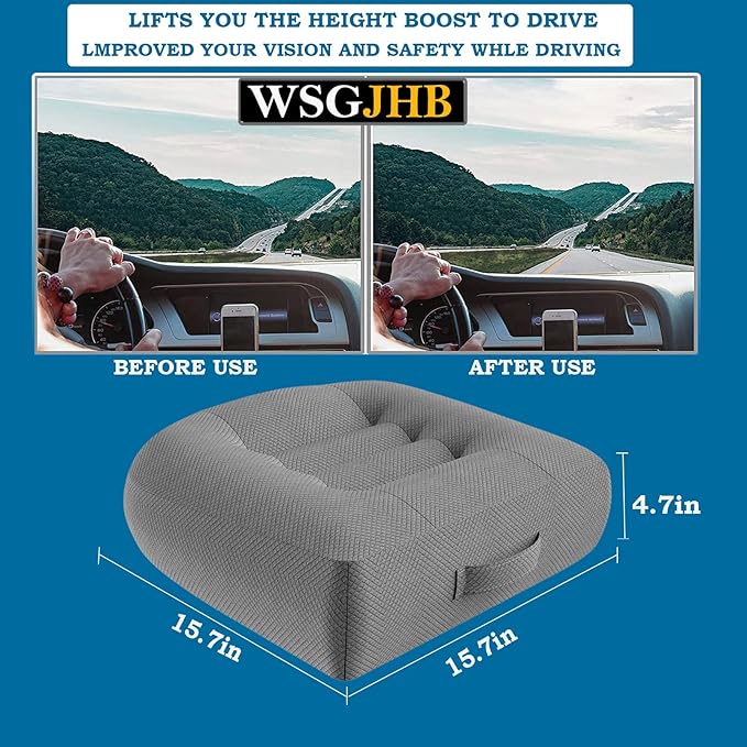 Adult Booster Seat Cushion, Car Seat Cushions - Image 3
