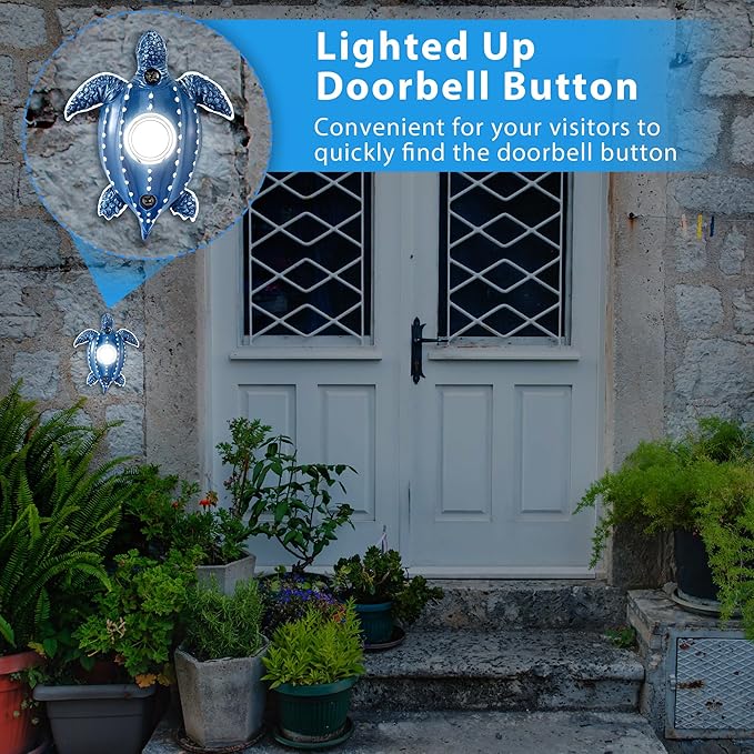 Dreyoo Doorbell Push Button, LED Lighted up Heavy Duty Wall Surfaced Mounted - Image 6