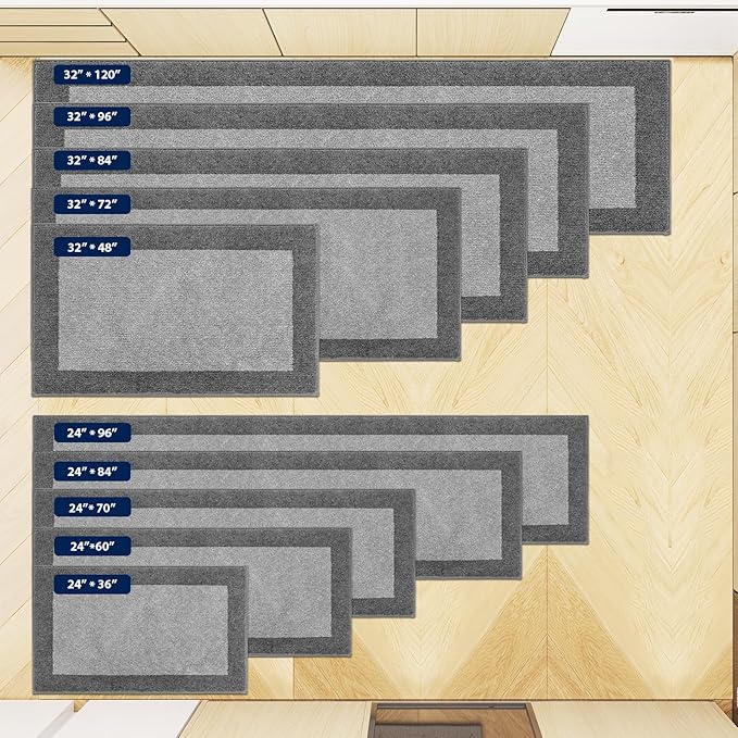 Machine Washable Kitchen Rug 32" x 48", Non Slip Indoor Door Rug, Absorbent - Image 4