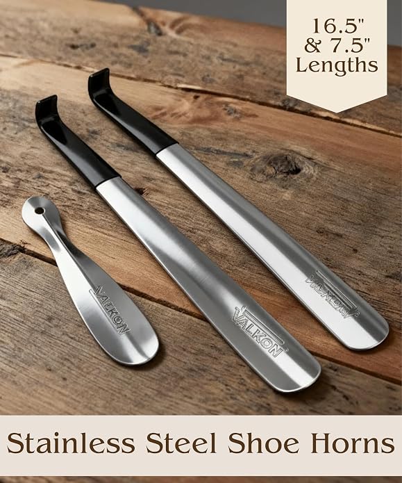 FALKON Shoe Horn Long Handle- Metal Shoe Horn Sets - Image 4