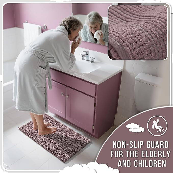 Yimobra Long Bathroom Rugs Non Slip Washable 44x24 Inch - Image 6