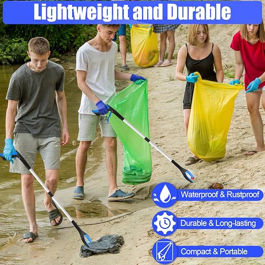 12 Pack 32 Inch Commercial Trash Grabber - Image 4