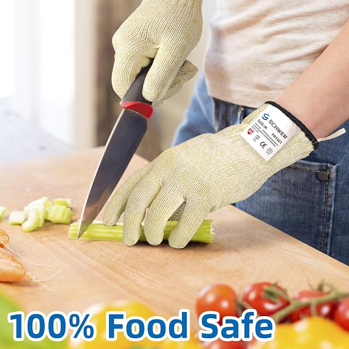 Schwer SlicePro Ultra-Durable ANSI A9 Cut Resistant Gloves PR1501, 10X - Image 5