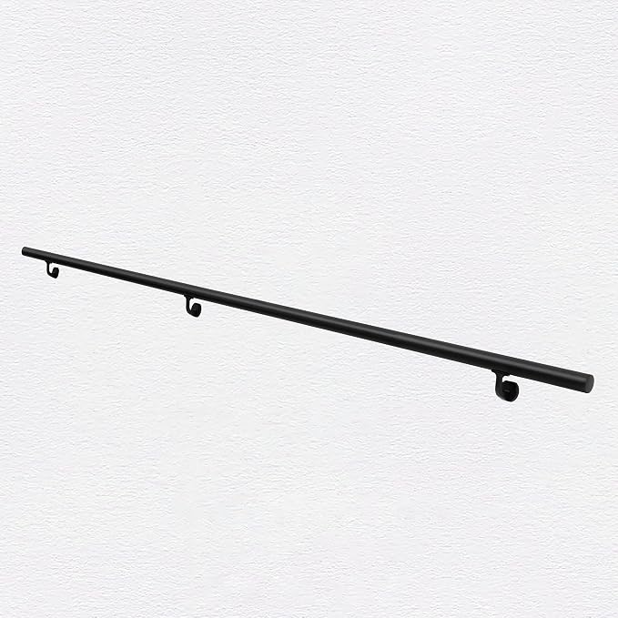 6 ft Handrails for Indoor Stairs, Modern Aluminum Handrail Set, Wall Mounted - Image 5