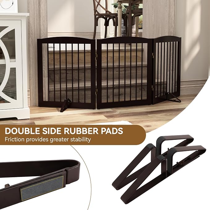Support Feet for Pet Gate, Pet Gate Metal Support Feet Set of 2 for Extra Wide - Image 4