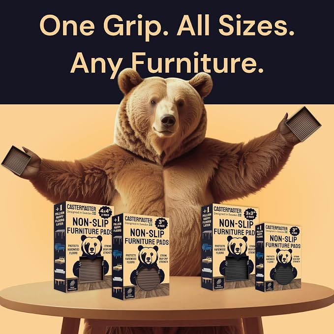 CasterMaster Heavy Duty Non Slip Furniture Pads - Image 8