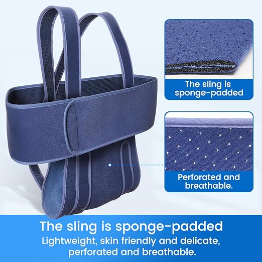 Velpeau Arm Sling for Sleep, Shoulder Immobilizer for Women & Men - Image 4
