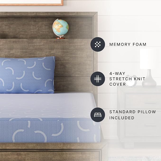 Signature Design by Ashley Full Size iKidz 7 Inch Firm Gel Memory Foam Mattress - Image 5