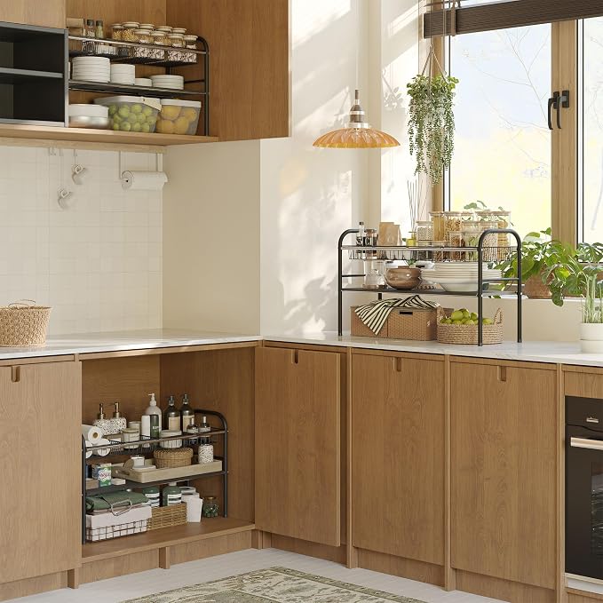 NETEL Under Sink Organizers and Storage, 2 Tier Expandable Under Cabinet - Image 6