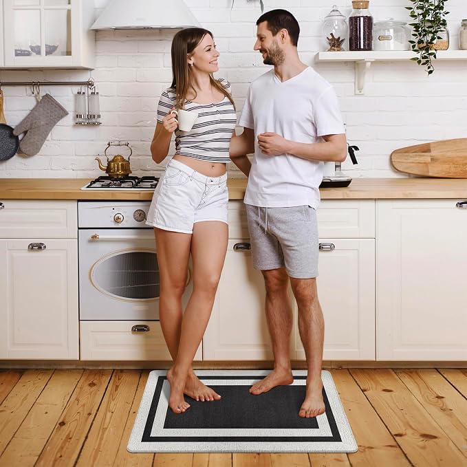 Anti Fatigue Mats for Kitchen Floor, Cushioned Anti Fatigue Kitchen Rugs 17.3"x - Image 5