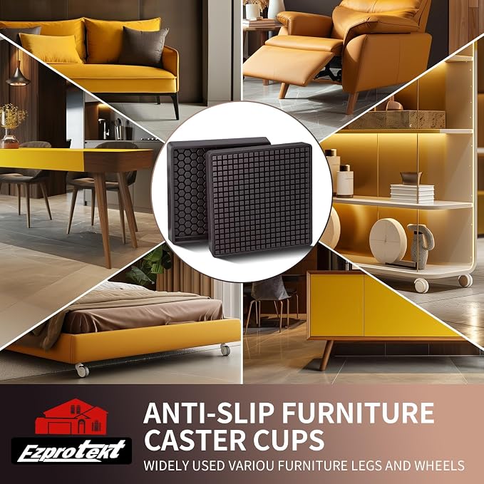Ezprotekt Non Slip Furniture Pads, Anti Skid Furniture Coasters - Image 6