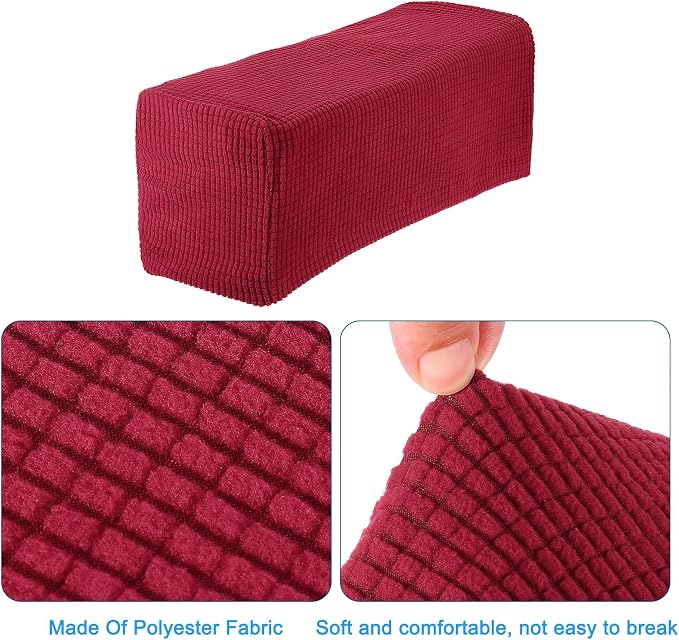 uxcell 2pcs Stretch Armrest Covers - Image 4