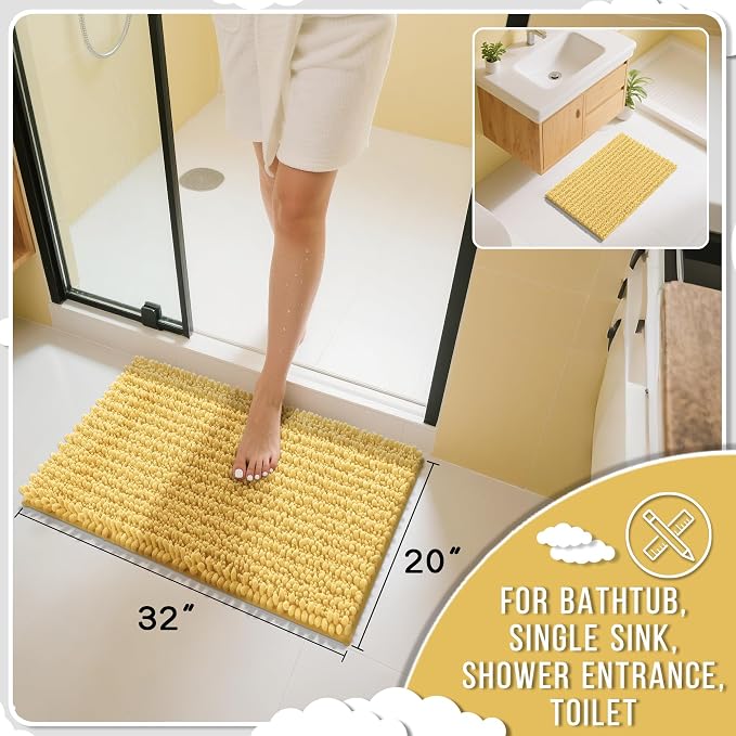 Yimobra Bathroom Rugs Non Slip Washable 32x20 Inch - Image 2