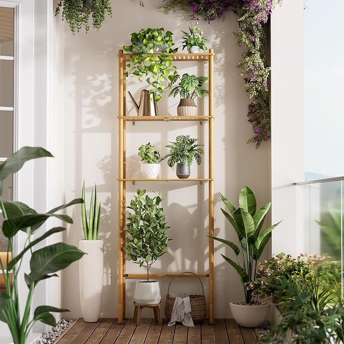 AmazerBath Over The Toilet Storage Shelf Bamboo, 3-Tier Over Toilet Organizer - Image 9