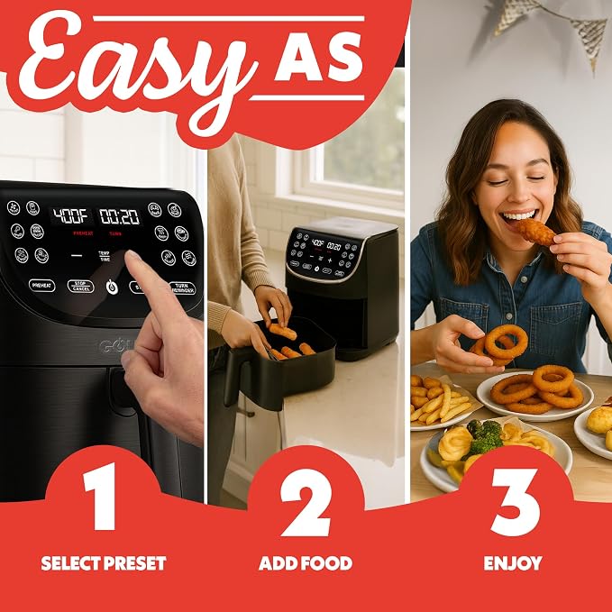 Gourmia Air Fryer - 7 Qt Large Capacity - Image 10