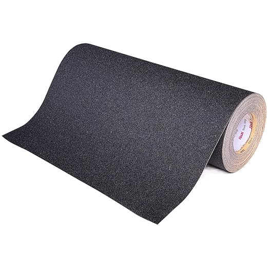 S&X Anti Slip Tape 18 Inch x 60 FT Roll, Grit 60, Extended Length Non-Slip Skid by SXProducts
