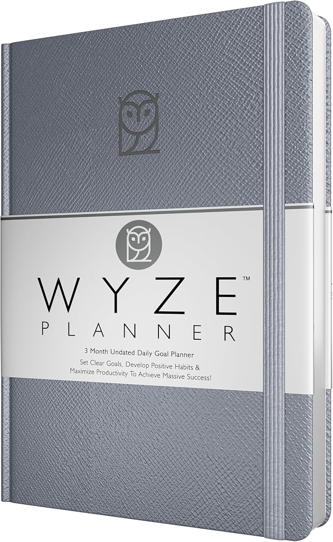 Undated Daily Planner – 3-Month A5 Productivity Organizer by WYZEPLANNER