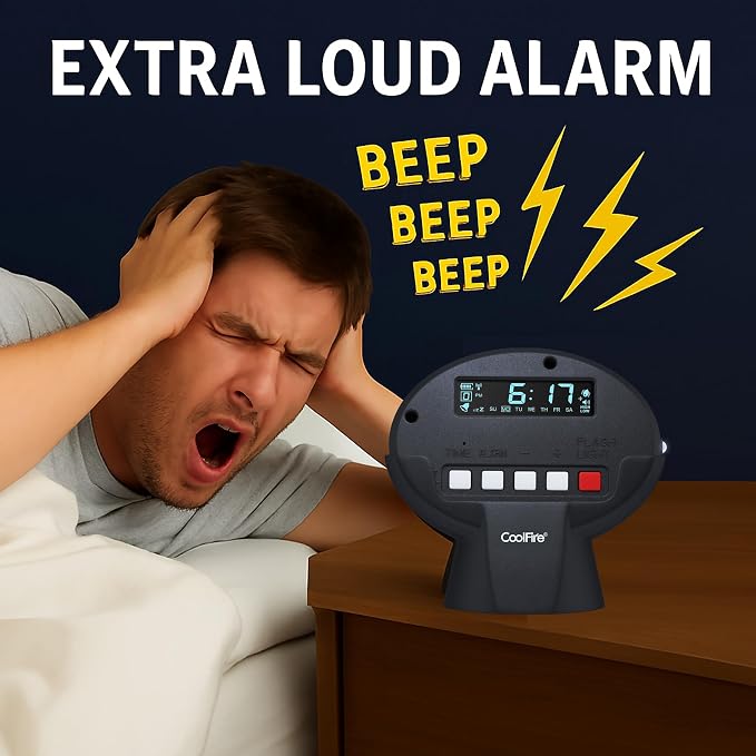 Coolfire – Vibrating Alarm Clock - Image 5