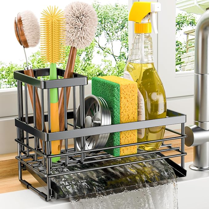 Cisily Sink Caddy Sponge Holder by CISILYHOMELIFE