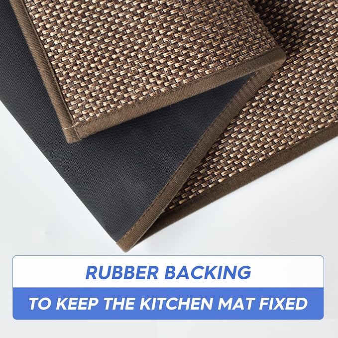 Artoid Mode Washable Kitchen Rugs and Mats Doormat Non Skid, Absorbent Rugs - Image 4