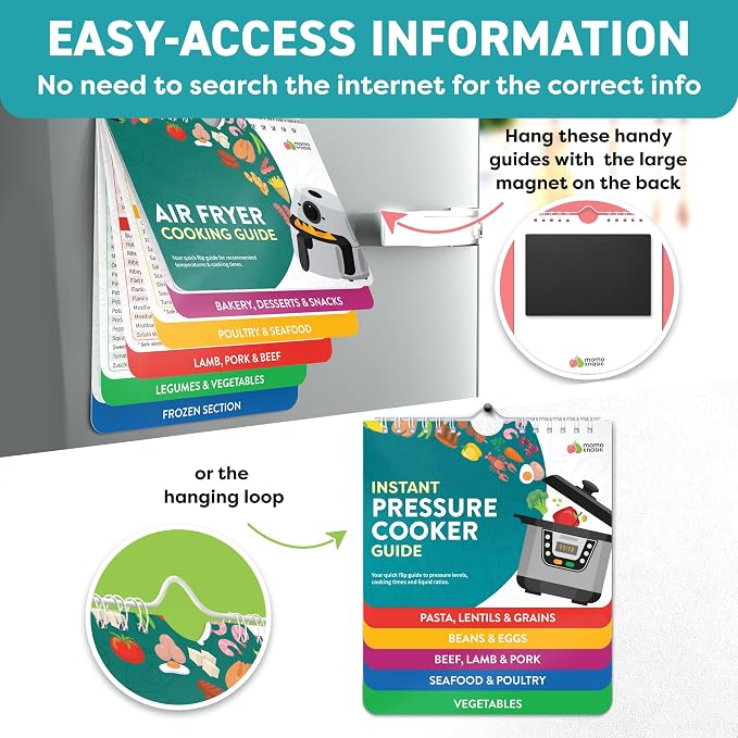 Air Fryer & Instant Pot Magnetic Cooking Guides - Image 3