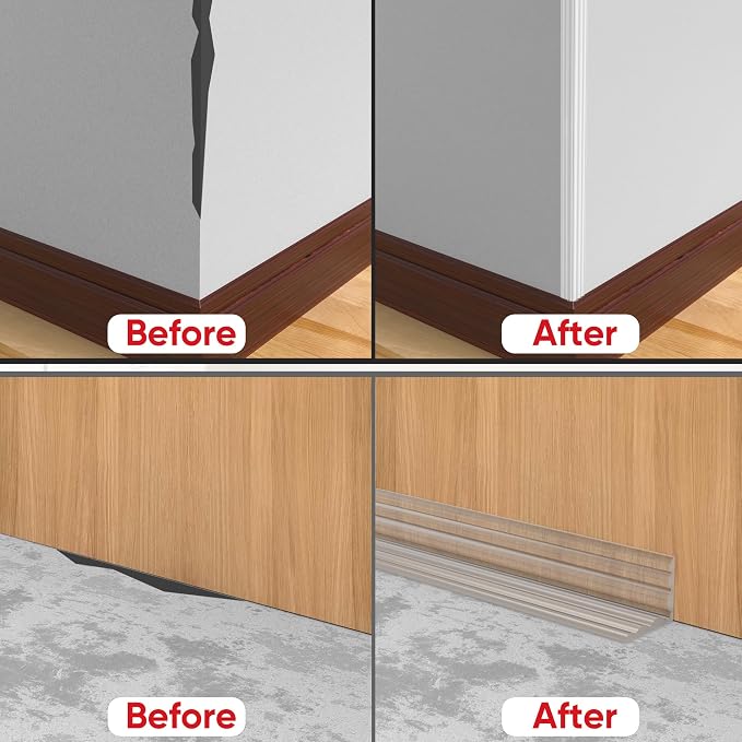 Wall Corner Protector Peel and Stick Wall Molding Trim Flexible Corner Guard - Image 6