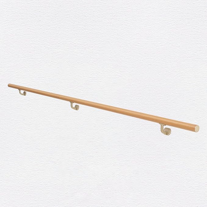 6 FT Handrails for indoor&outdoor stairs, Modern Aluminum Handrail Set - Image 5