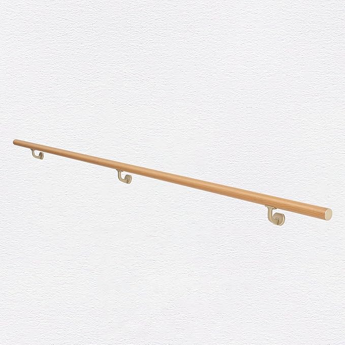4 FT Handrails for Indoor Stairs, Modern Aluminum Handrail Set, Wall Mounted - Image 3