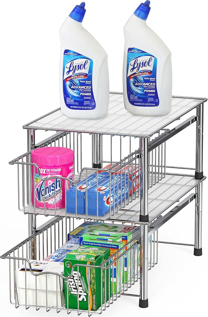 Simple Houseware Stackable Basket Drawer - Image 6