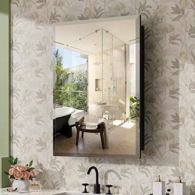 20 x 26 Inch Medicine Cabinet for Bathroom Wall Mounted, Recessed by Unknown