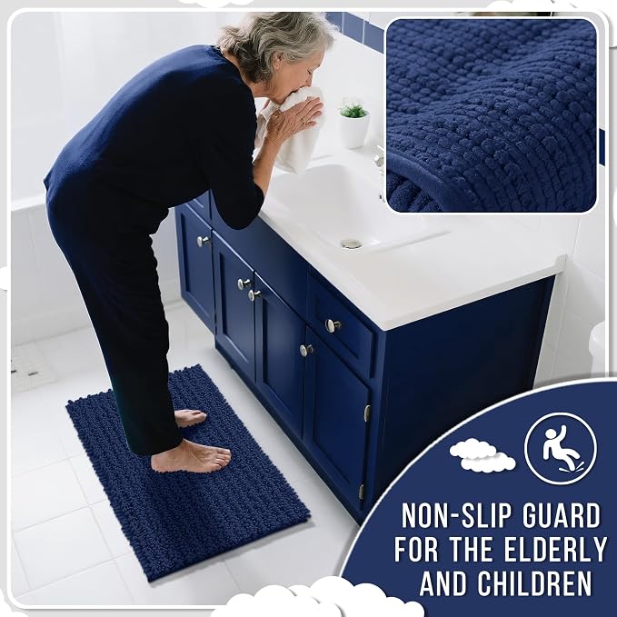 Yimobra Large Bathroom Rugs Non Slip Washable 36x24 Inch - Image 6