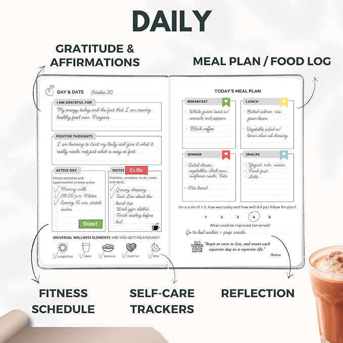 Life & Apples Daily Wellness Journal - Field & Grace