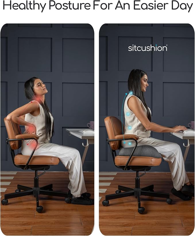 X Large Seat Cushions for Office Chairs, Car & Truck. Ergonomic Gaming Chair - Image 8