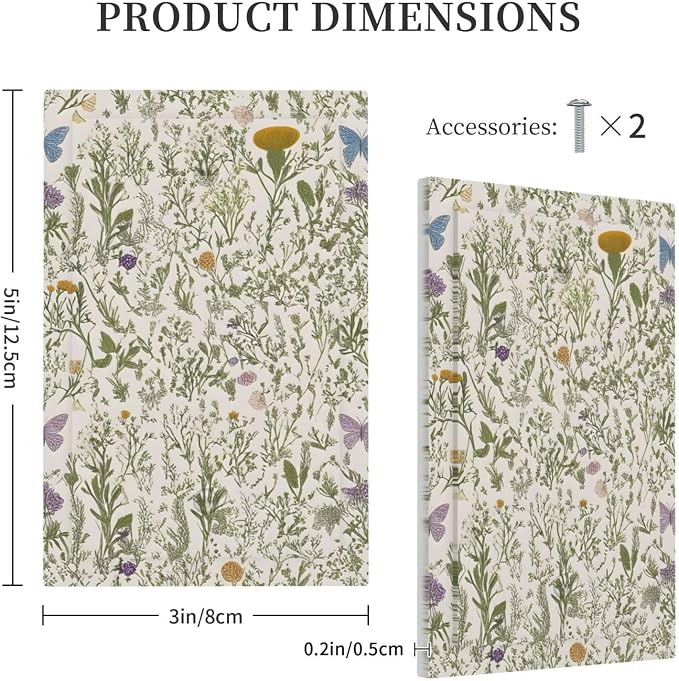 Floral Vintage Garden Plants Herbs Flowers Botanical 1 Gang No Device Light - Image 5
