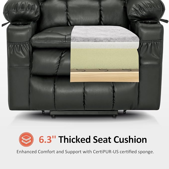 MCombo Dual Motor Large Power Lift Recliner Chair - Image 8