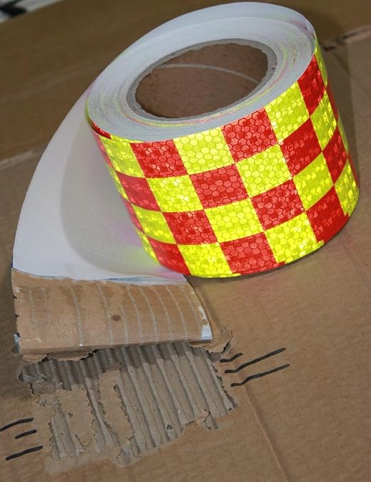 Reflective Tape 4 inch X 66 feet, Outdoor Waterproof Hazard Conspicuity Safety - Image 2