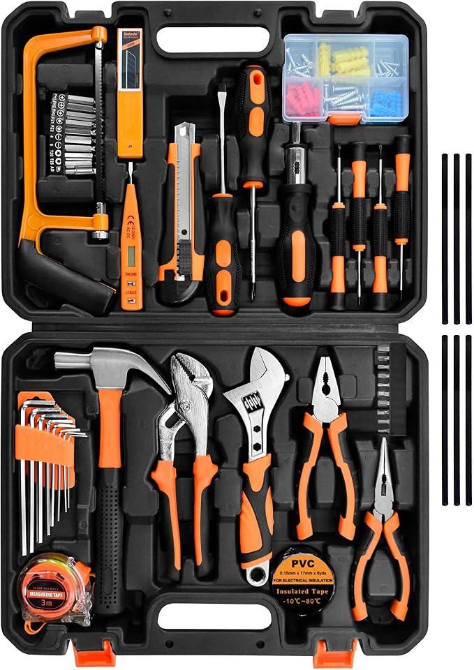 SOLUDE Tool Set, 148-Piece Home Repair Tool Kit by SOLUDE