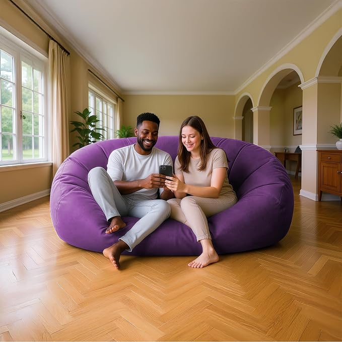 Lumaland Luxurious Giant 6ft Bean Bag Chair - Image 2