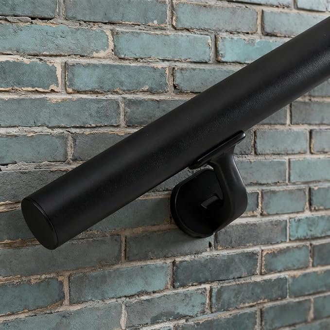 13ft Handrails for Indoor Stairs, Modern Aluminum Handrail Set, Wall Mounted - Image 9