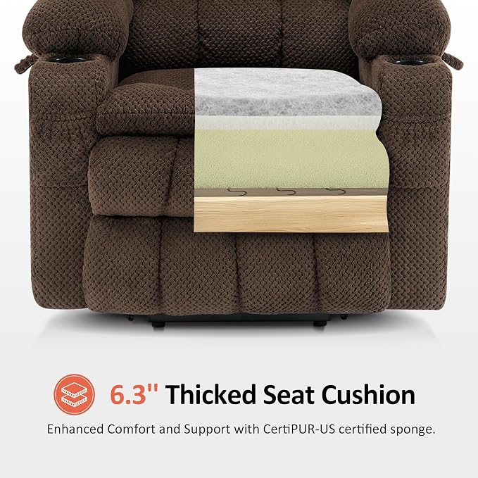 MCombo Dual Motor Power Lift Recliner Chair - Image 9