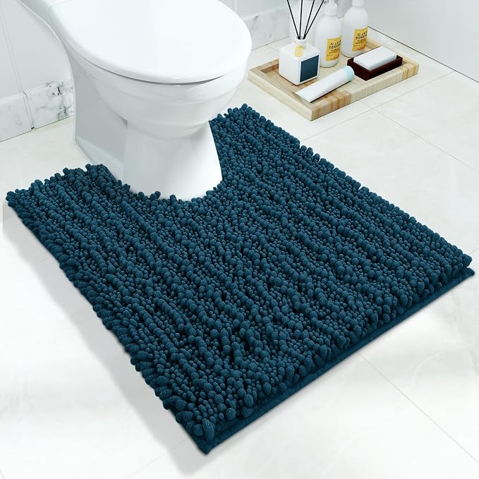 Yimobra Toilet Rug U Shaped Washable 24x20 Inch by Yimobra