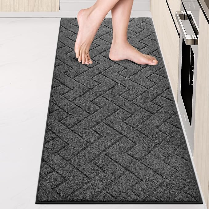 Machine Washable Kitchen Rugs 24" x 70", Non-Slip Kitchen Runner Rugs Mats by Unknown